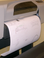 Large Drawing Color Plotter
